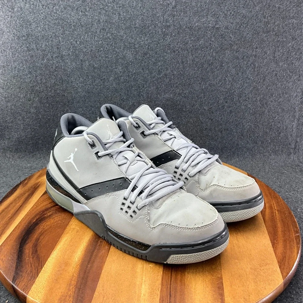 Jordan Flight 23 Wolf Grey Pure Platinum Black Mens 11.5 Athletic Sneaker